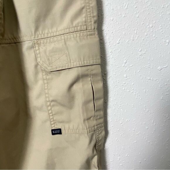 5.11 Tactical Khaki Cargo Workwear Straight Leg Pants Men's Size 36/30 - Picture 6 of 15